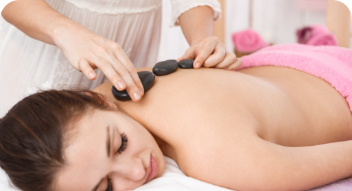 Masáž lávovými kameny